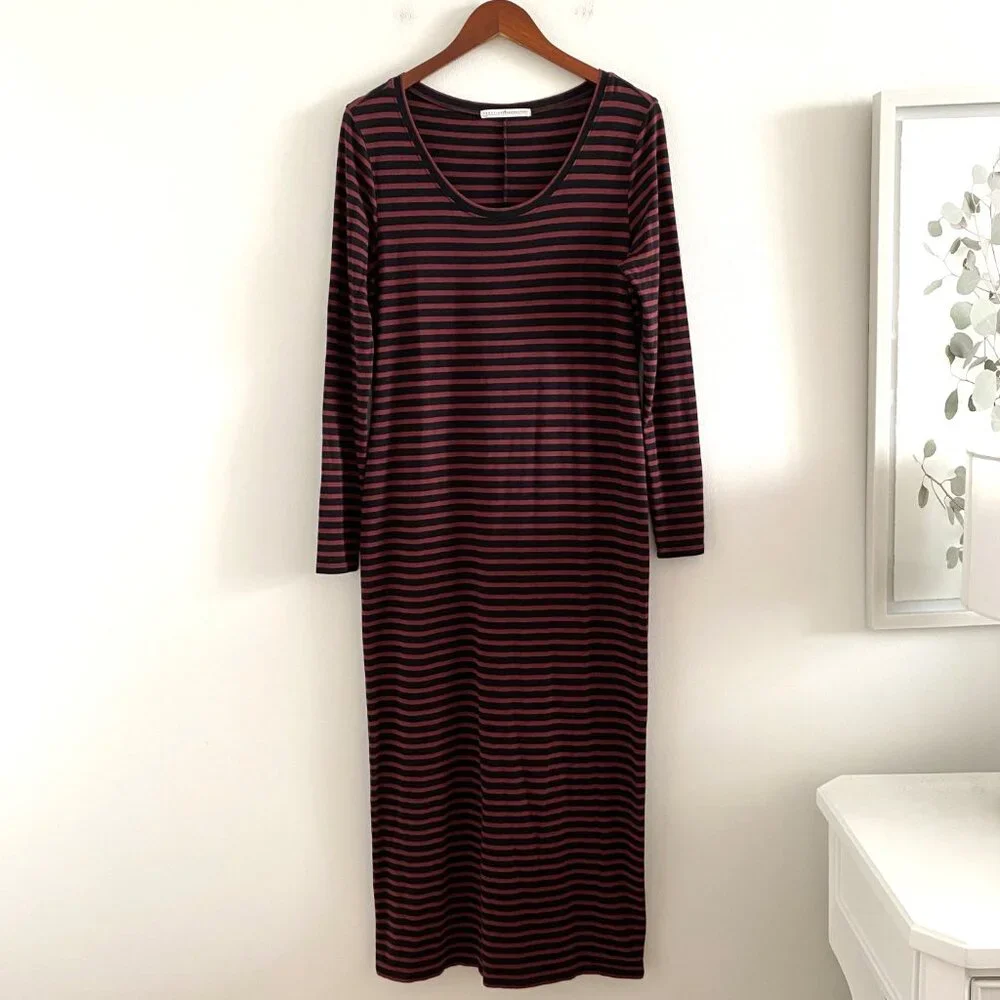 Peruvian Connection Andover Striped Maxi Dress Long Sleeve - Picture 7 of 12